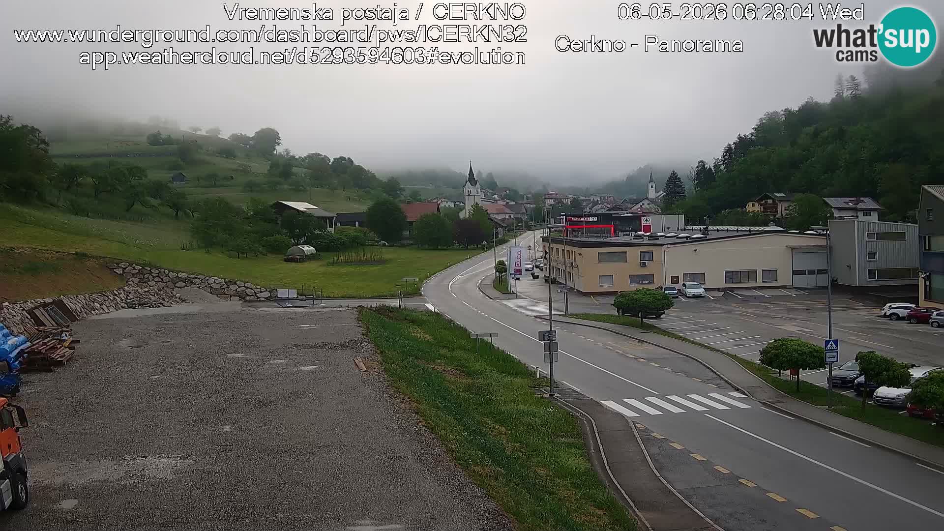 Cerkno Stadteingang Live-Webcam