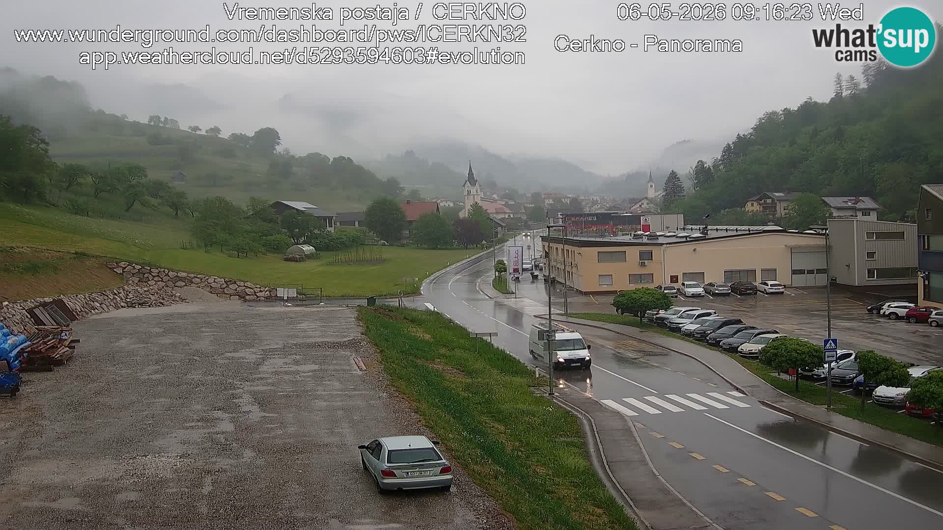 Cerkno Stadteingang Live-Webcam