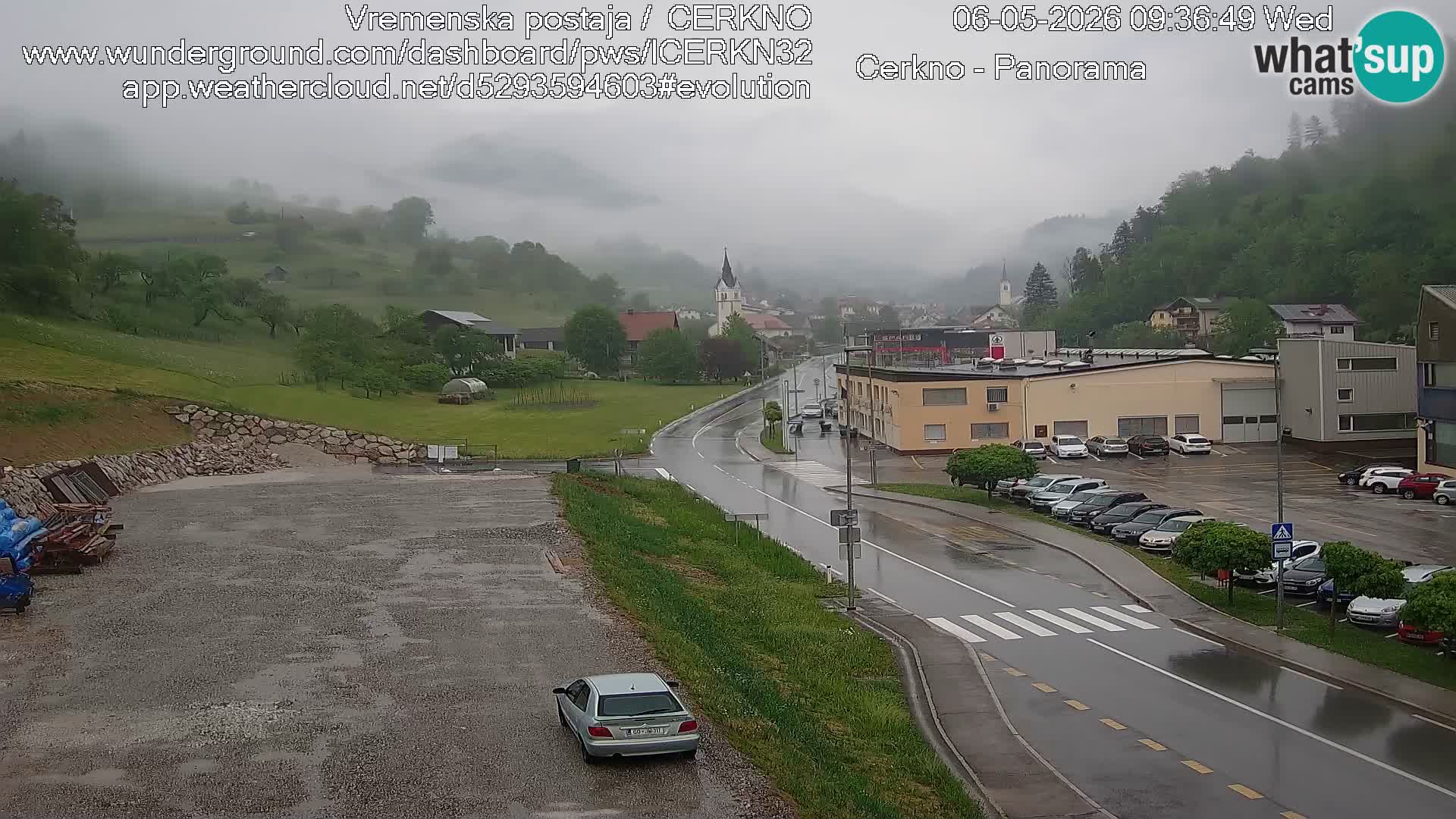Cerkno ulaz u grad – Kamera uživo