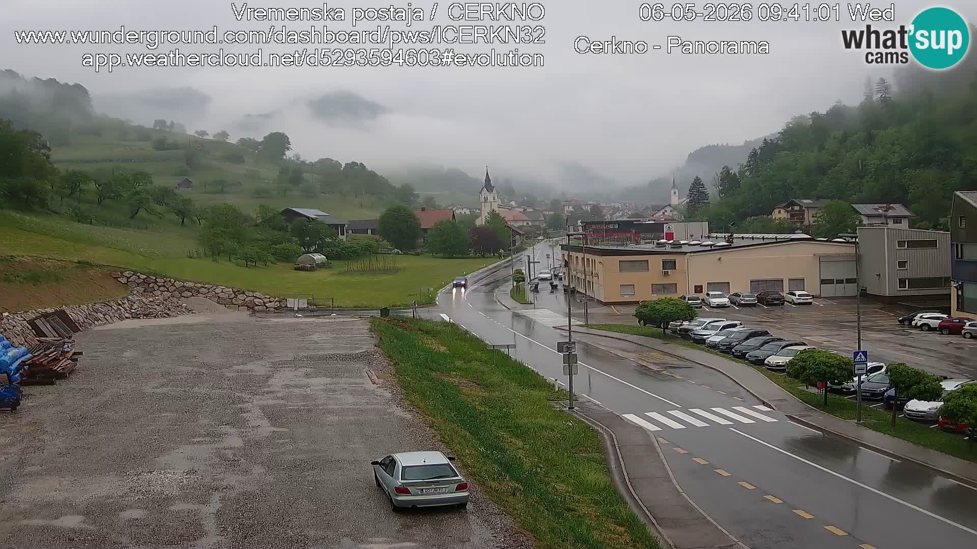 Webcam Ingresso Città di Cerkno