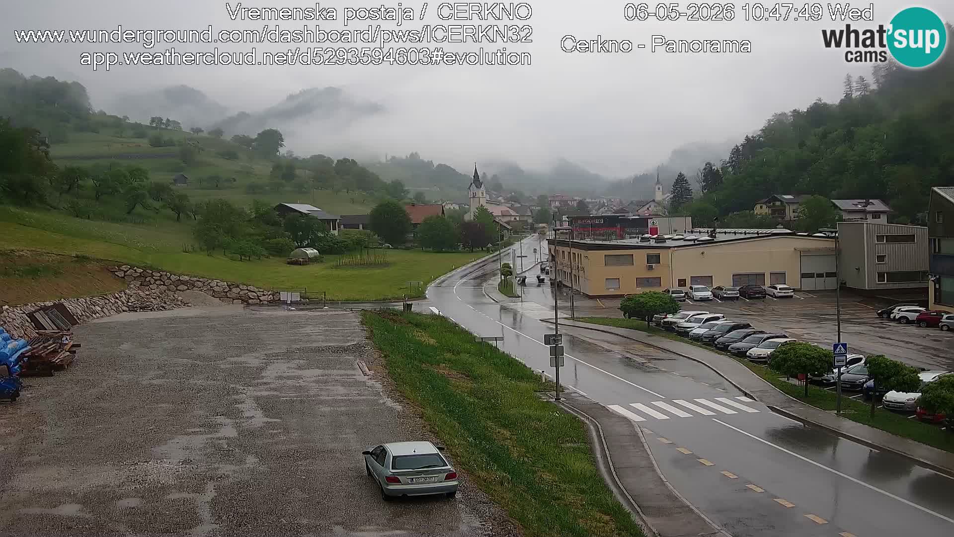 Cerkno Stadteingang Live-Webcam