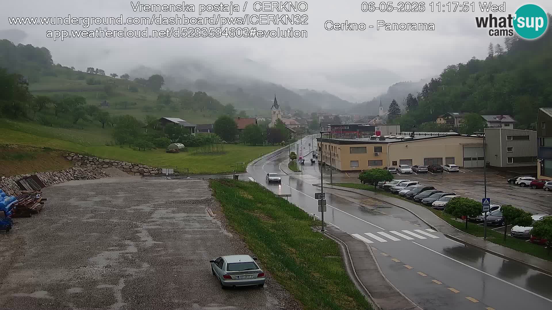 Cerkno Stadteingang Live-Webcam