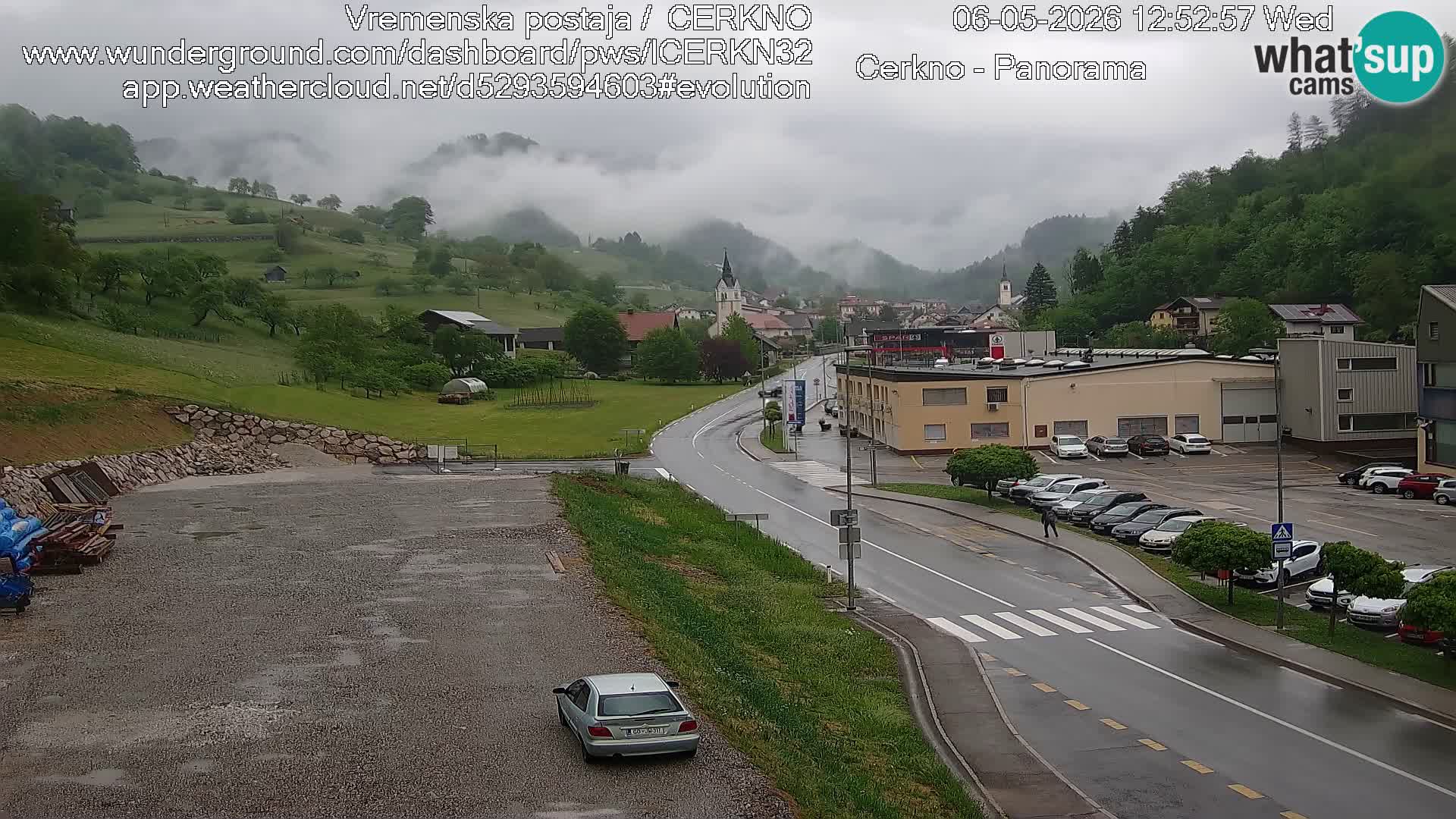 Cerkno Stadteingang Live-Webcam