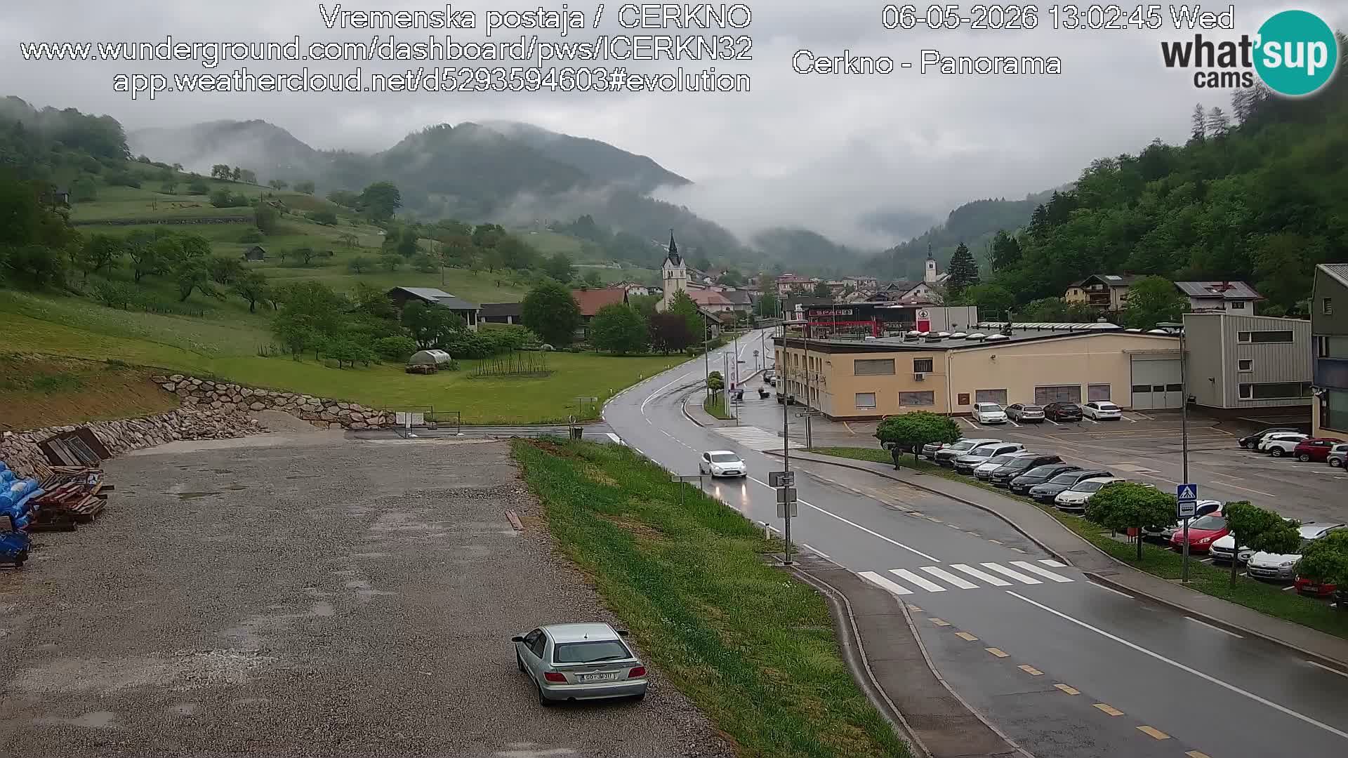 Webcam Ingresso Città di Cerkno