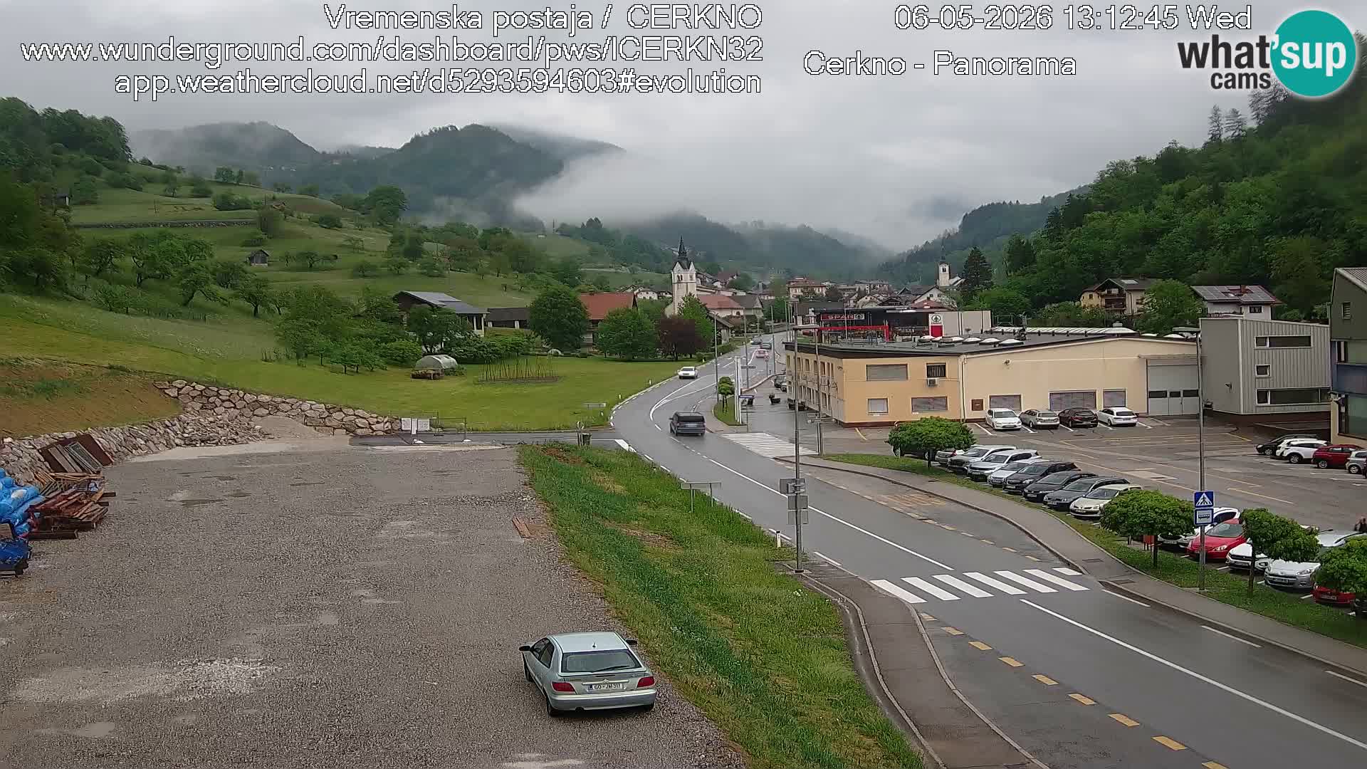 Webcam Ingresso Città di Cerkno