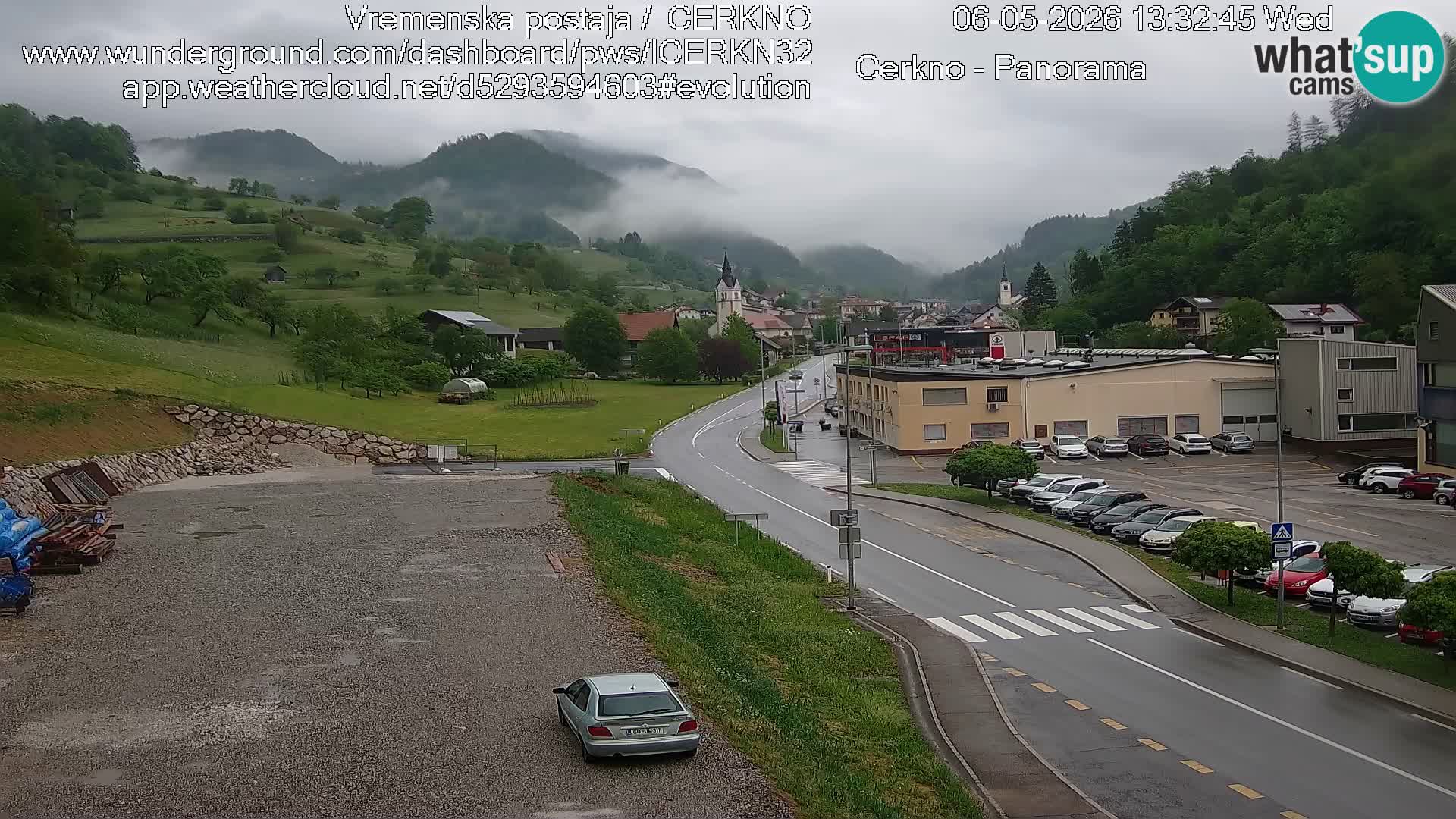 Cerkno ulaz u grad – Kamera uživo