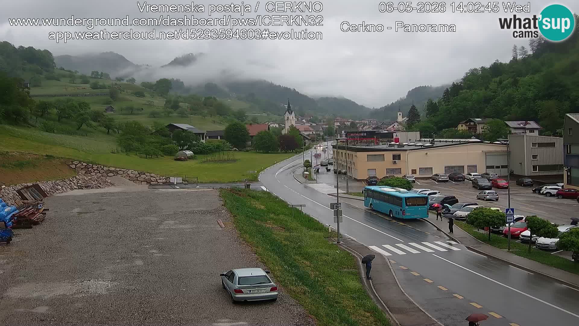 Cerkno Stadteingang Live-Webcam
