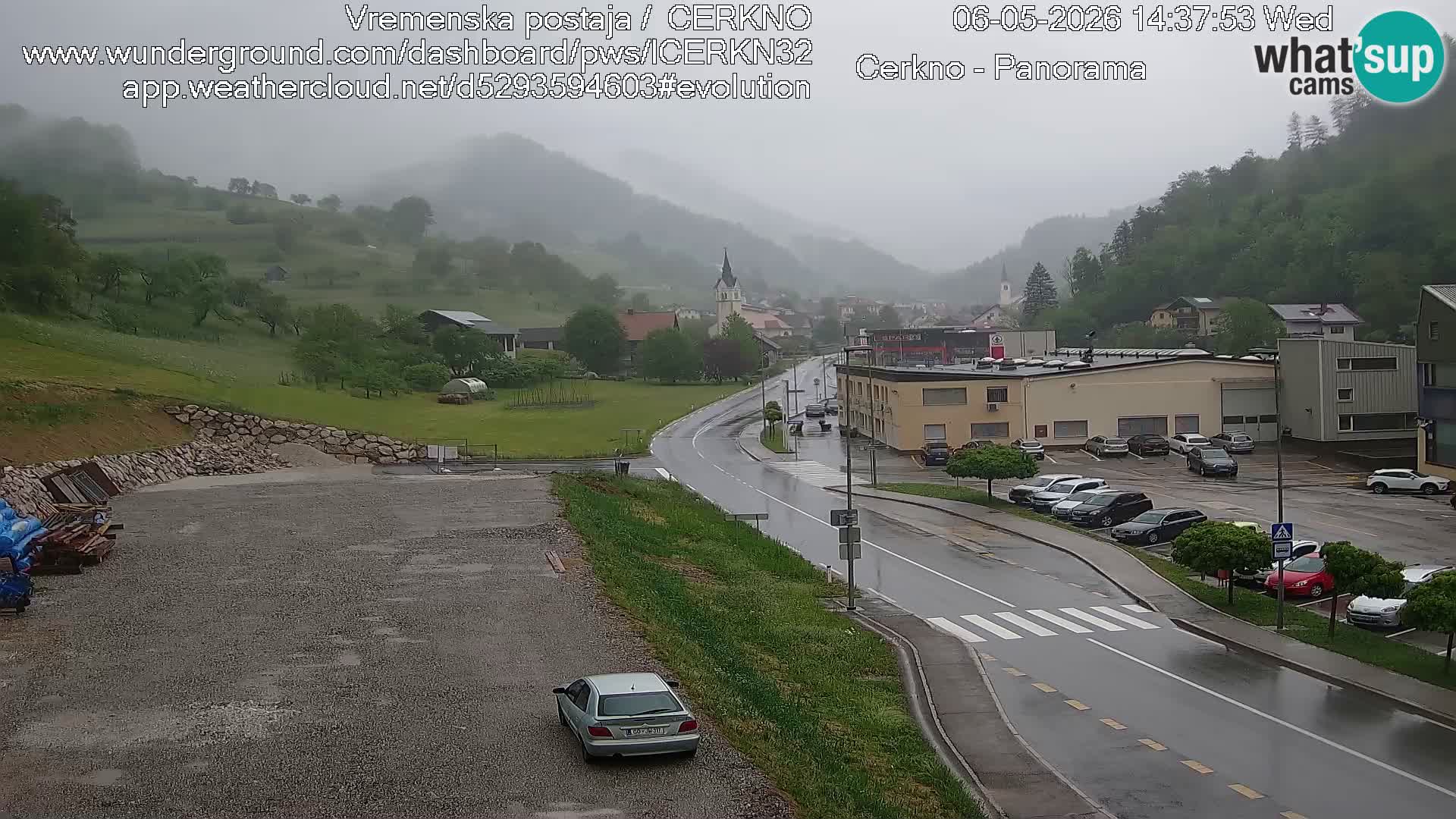 Cerkno Stadteingang Live-Webcam