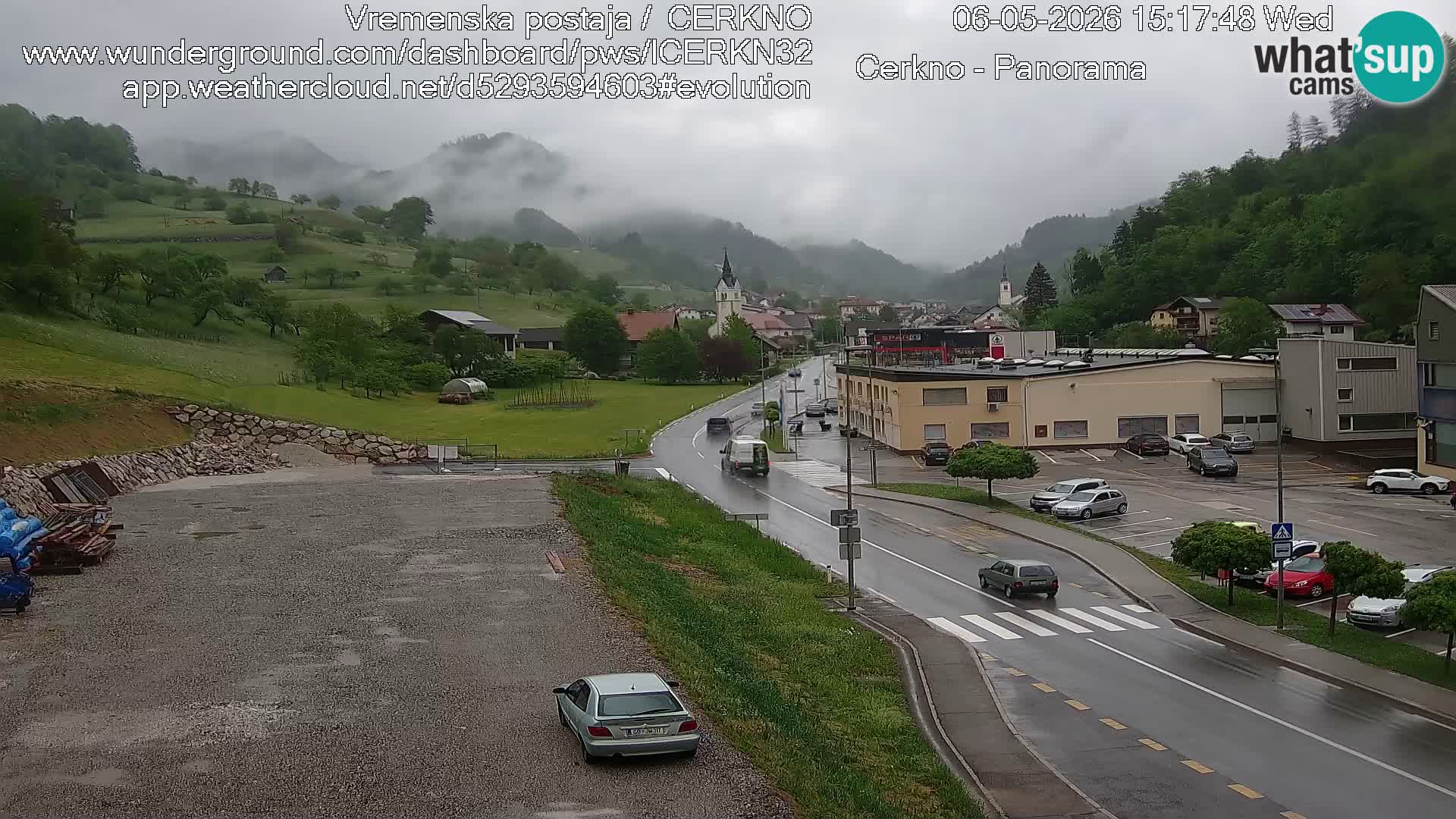 Cerkno Stadteingang Live-Webcam