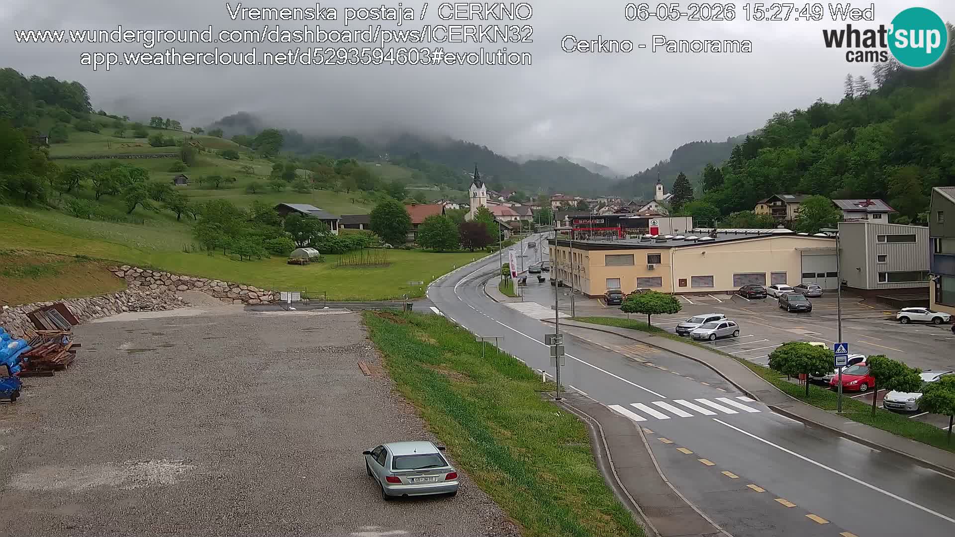 Cerkno Stadteingang Live-Webcam