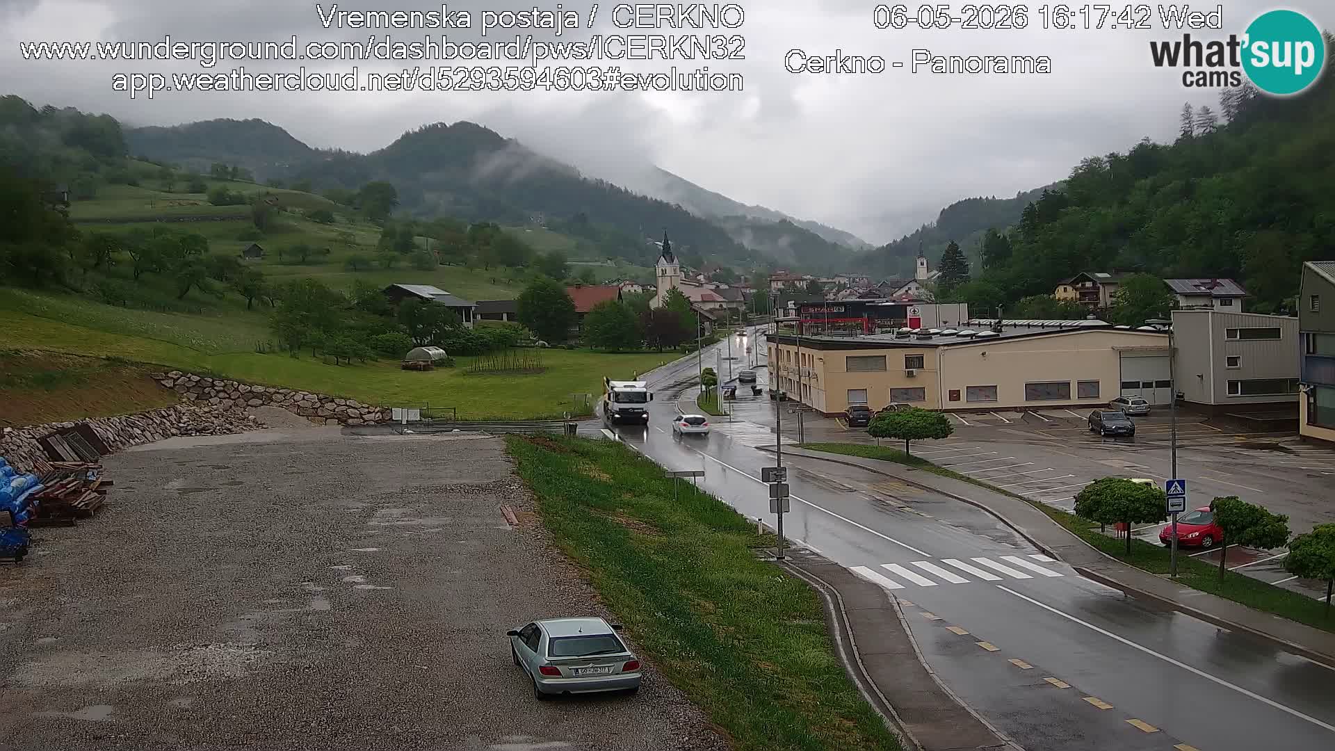 Cerkno Stadteingang Live-Webcam