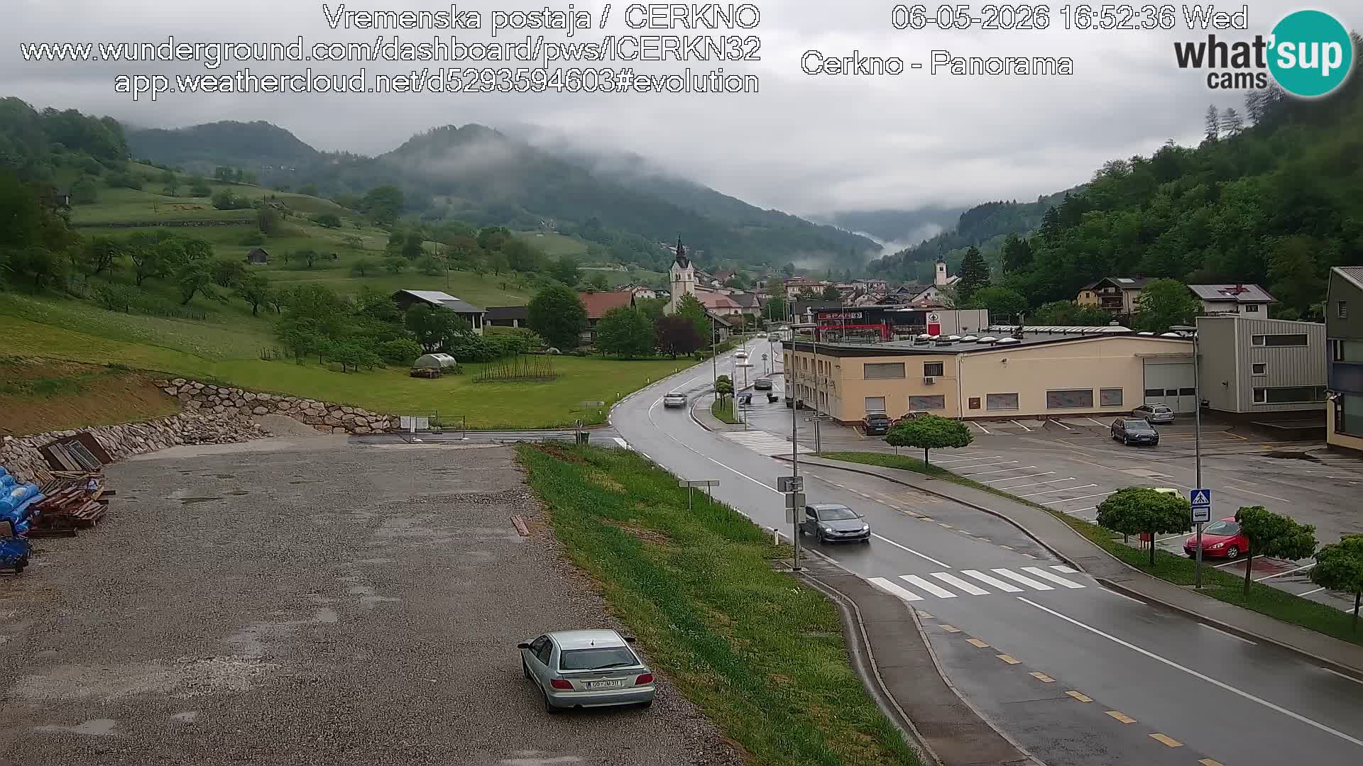 Cerkno ulaz u grad – Kamera uživo