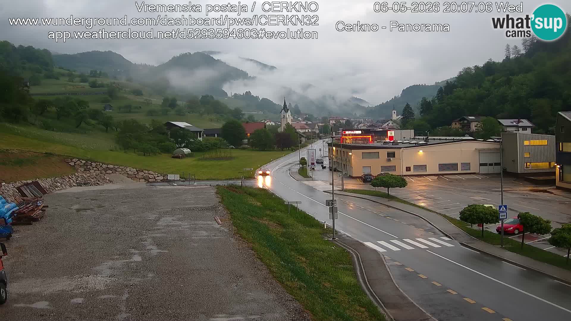 Cerkno Stadteingang Live-Webcam