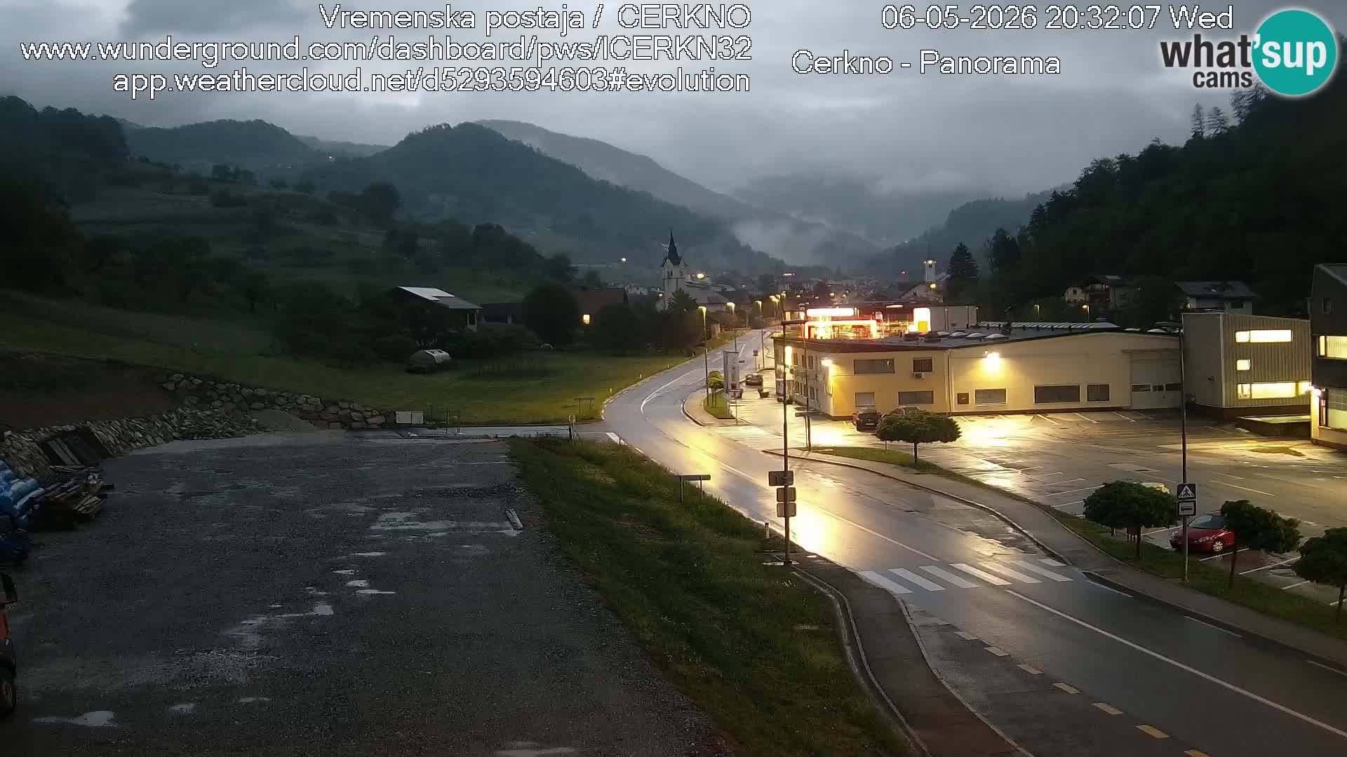 Cerkno Stadteingang Live-Webcam