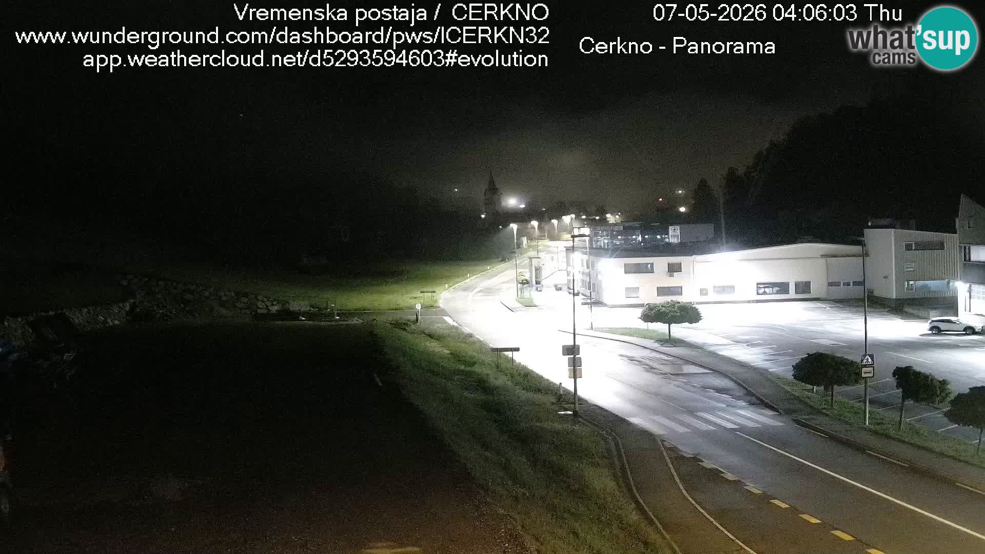 Cerkno ulaz u grad – Kamera uživo
