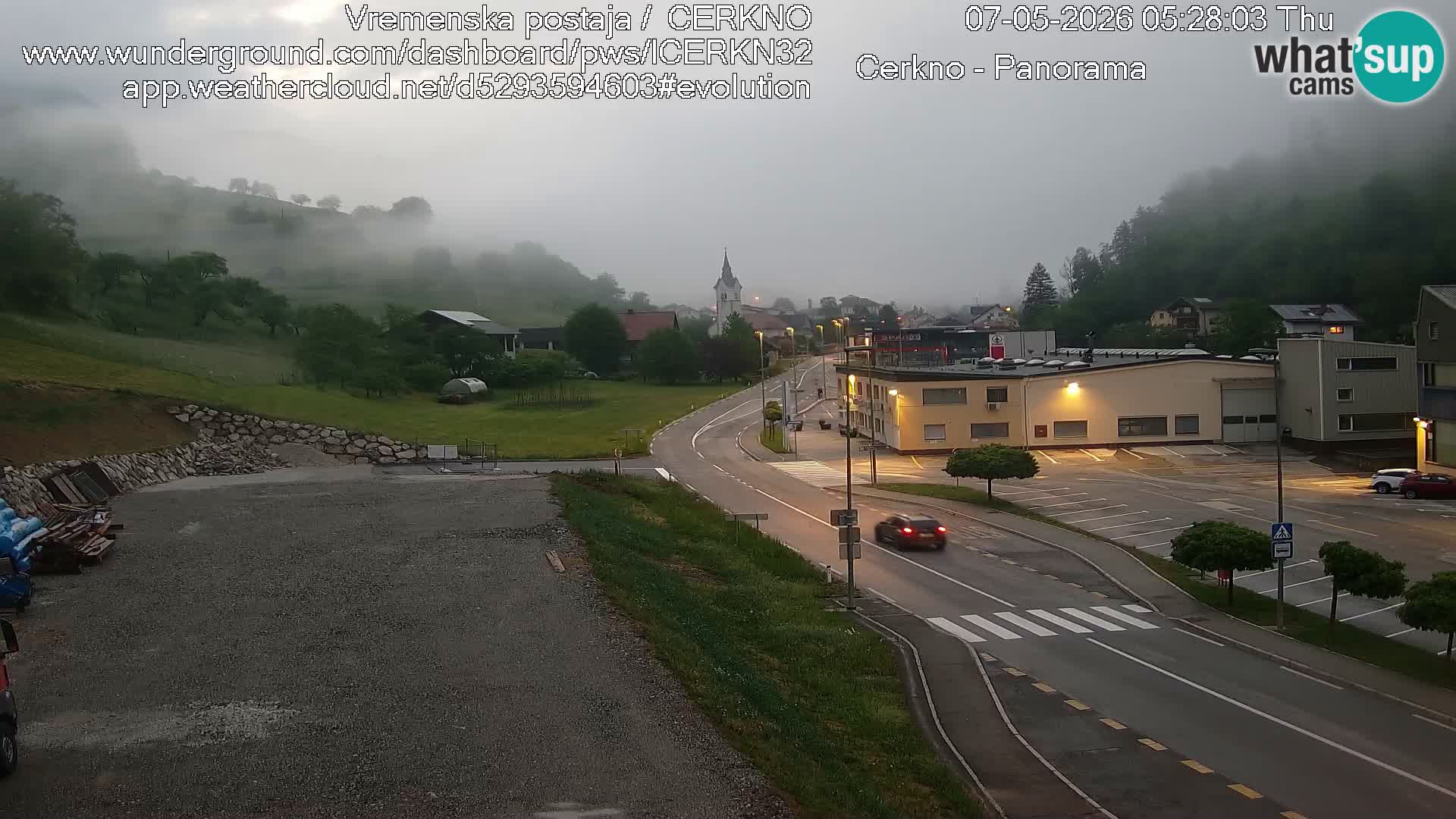 Cerkno Stadteingang Live-Webcam