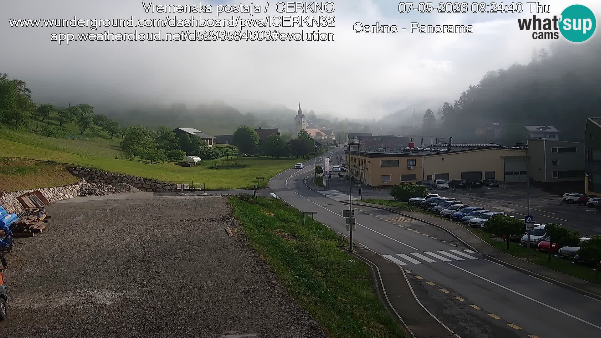 Cerkno Stadteingang Live-Webcam