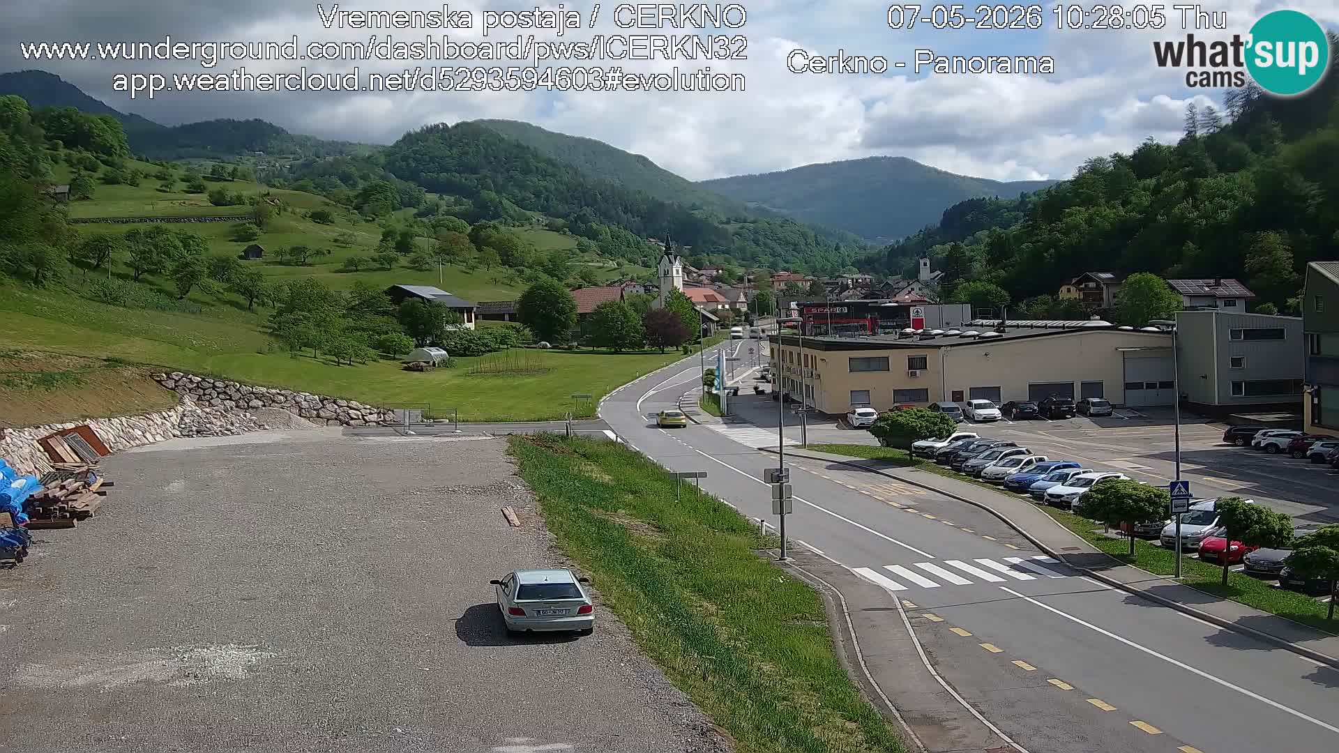 Webcam Ingresso Città di Cerkno