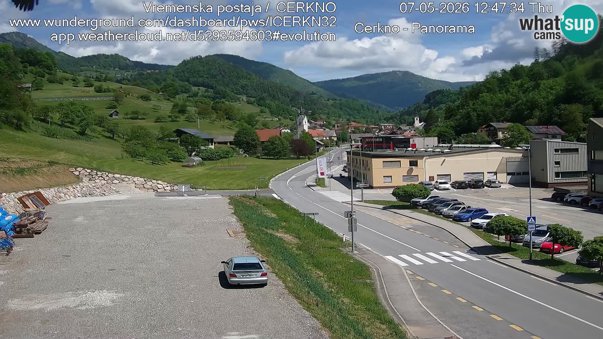 Cerkno Stadteingang Live-Webcam