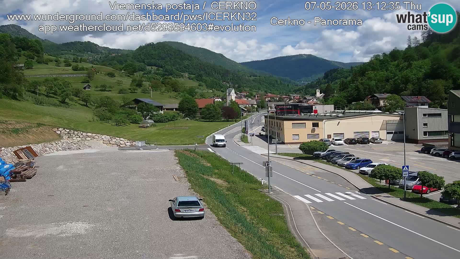 Cerkno Stadteingang Live-Webcam