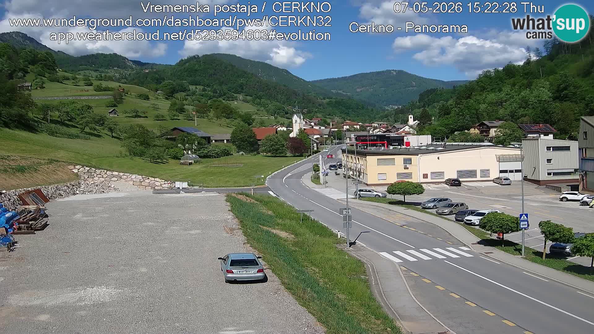Cerkno Stadteingang Live-Webcam