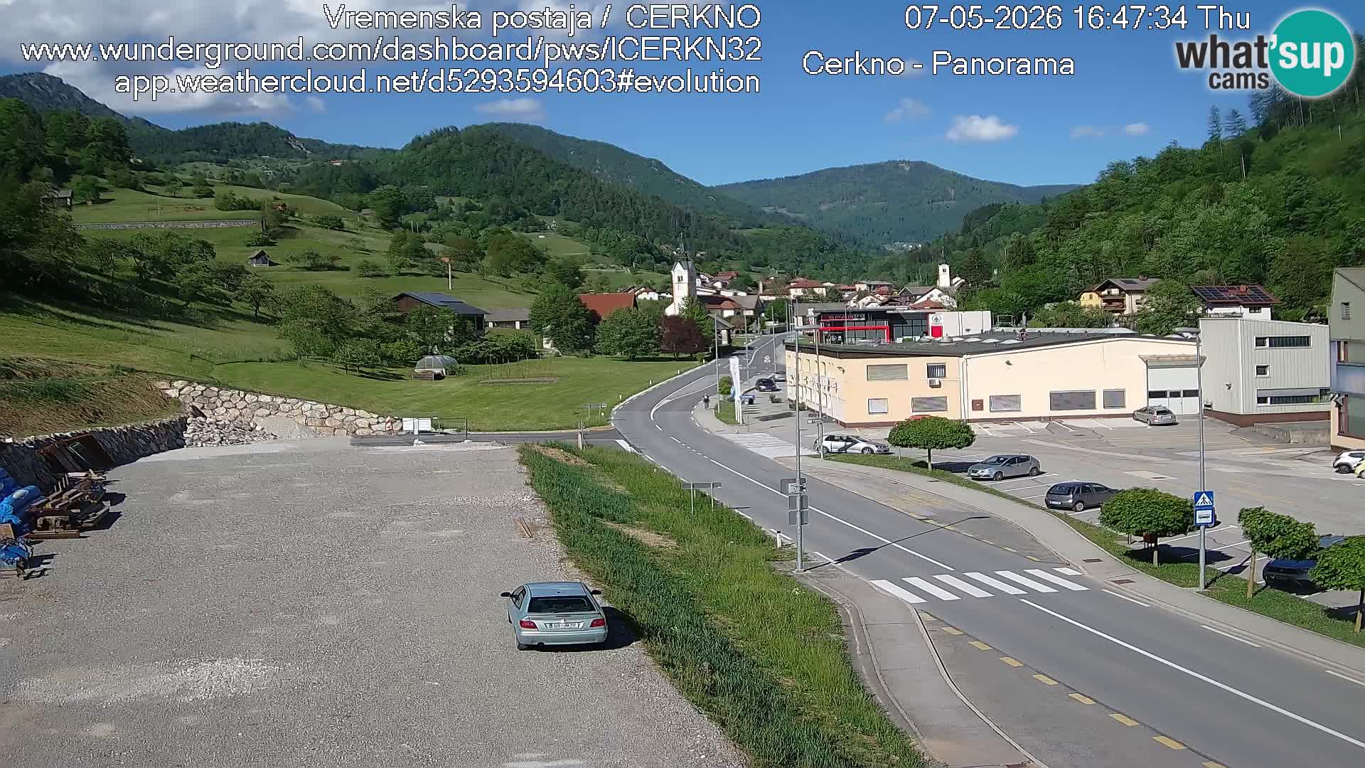 Cerkno Stadteingang Live-Webcam