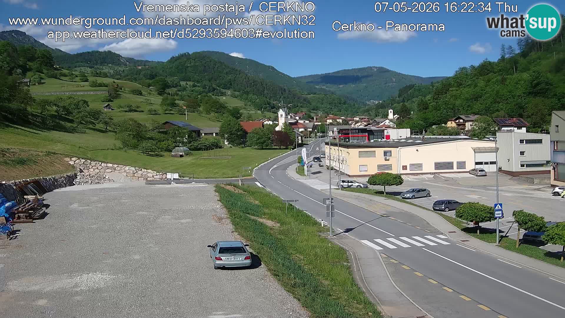 Cerkno Stadteingang Live-Webcam