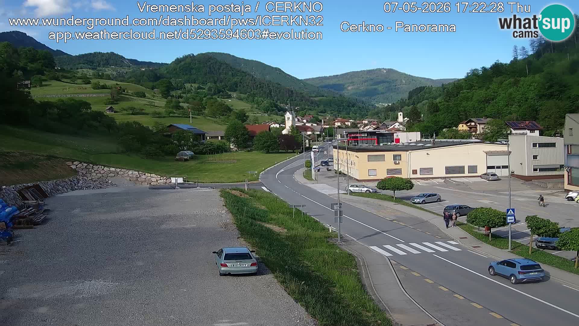 Webcam Ingresso Città di Cerkno