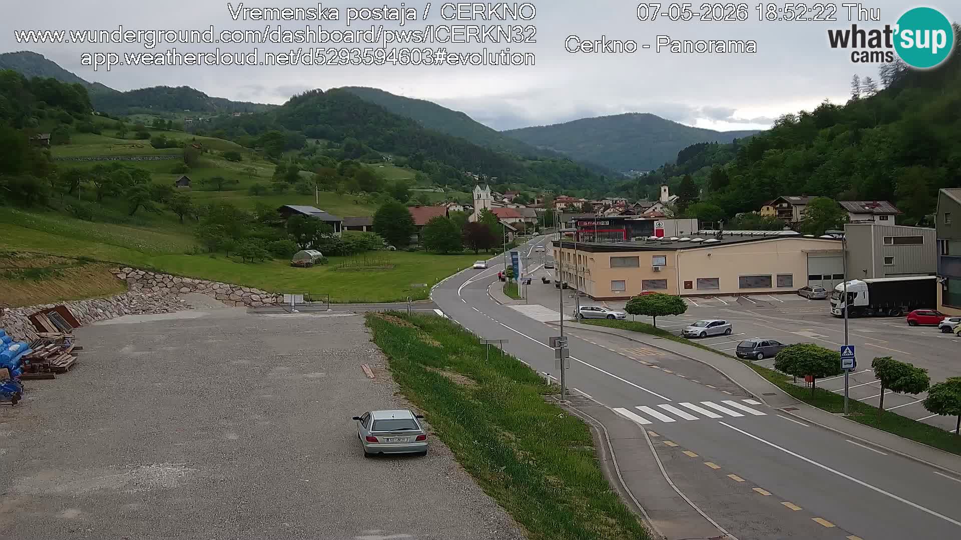 Cerkno Stadteingang Live-Webcam