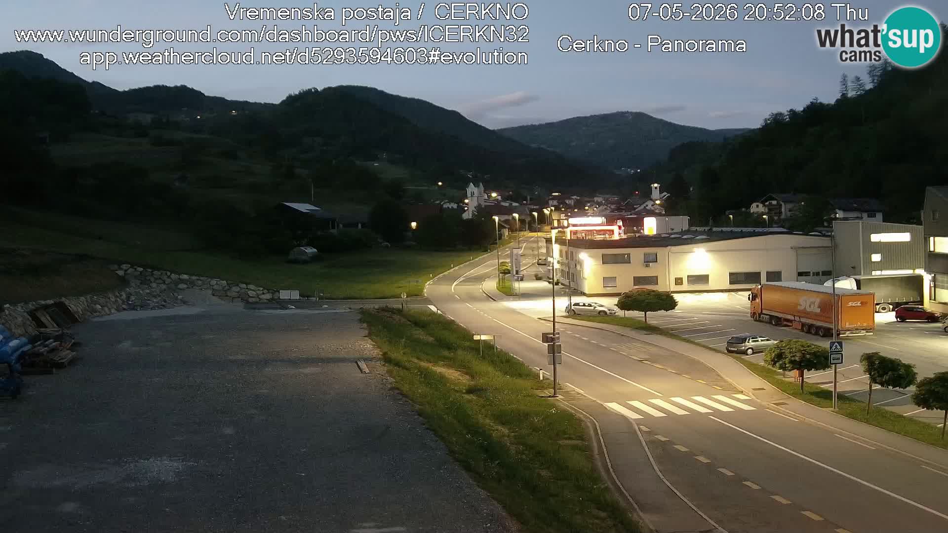 Webcam Ingresso Città di Cerkno