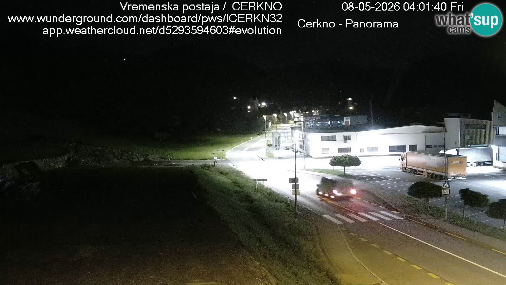 Cerkno ulaz u grad – Kamera uživo