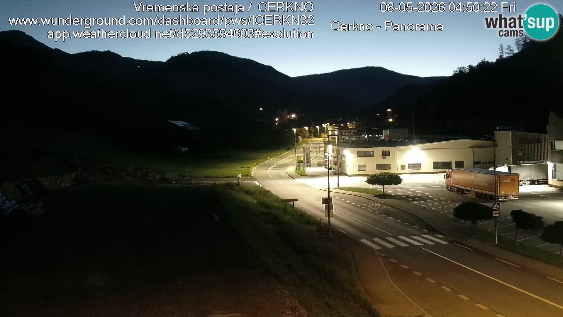 Cerkno ulaz u grad – Kamera uživo