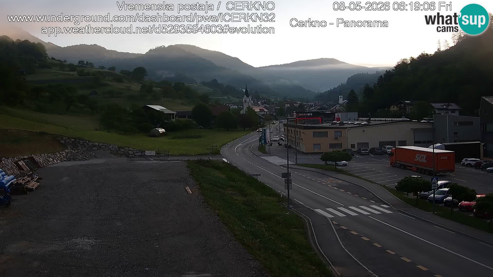 Cerkno Stadteingang Live-Webcam
