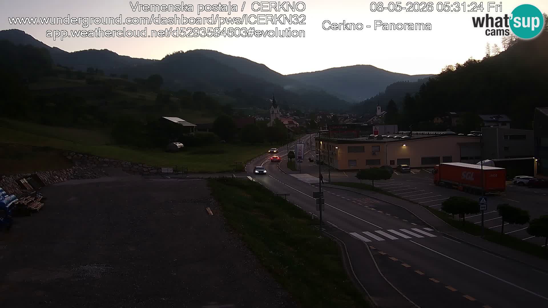 Cerkno Stadteingang Live-Webcam