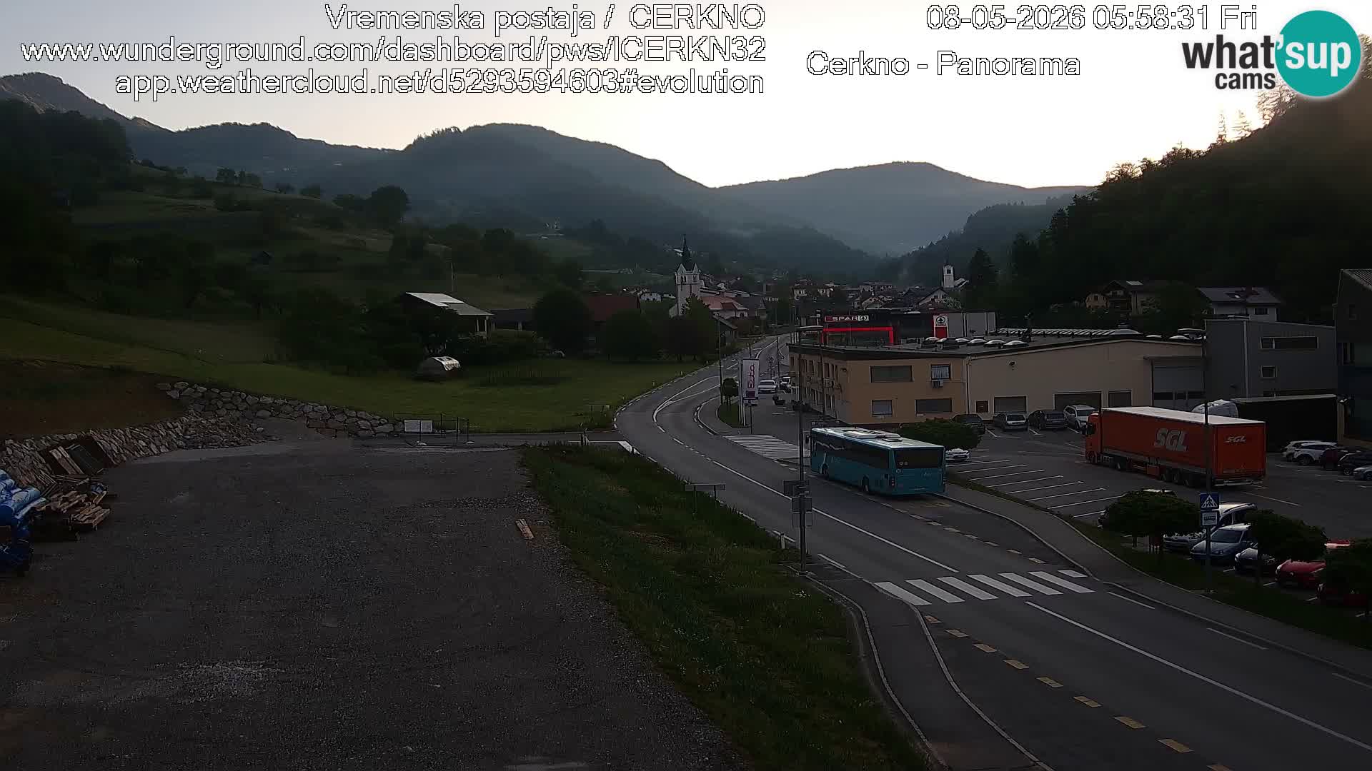 Webcam Ingresso Città di Cerkno