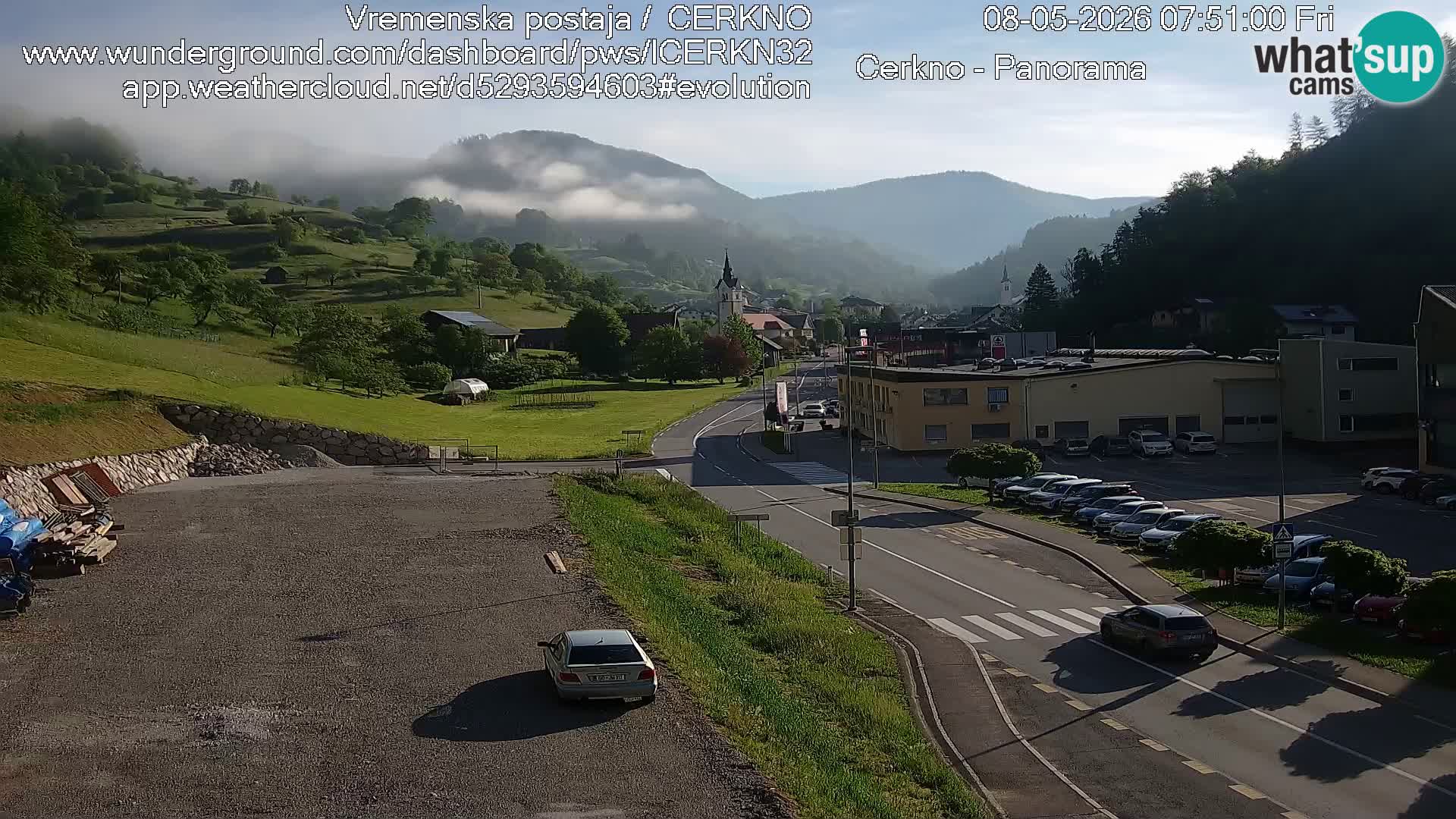Cerkno Stadteingang Live-Webcam
