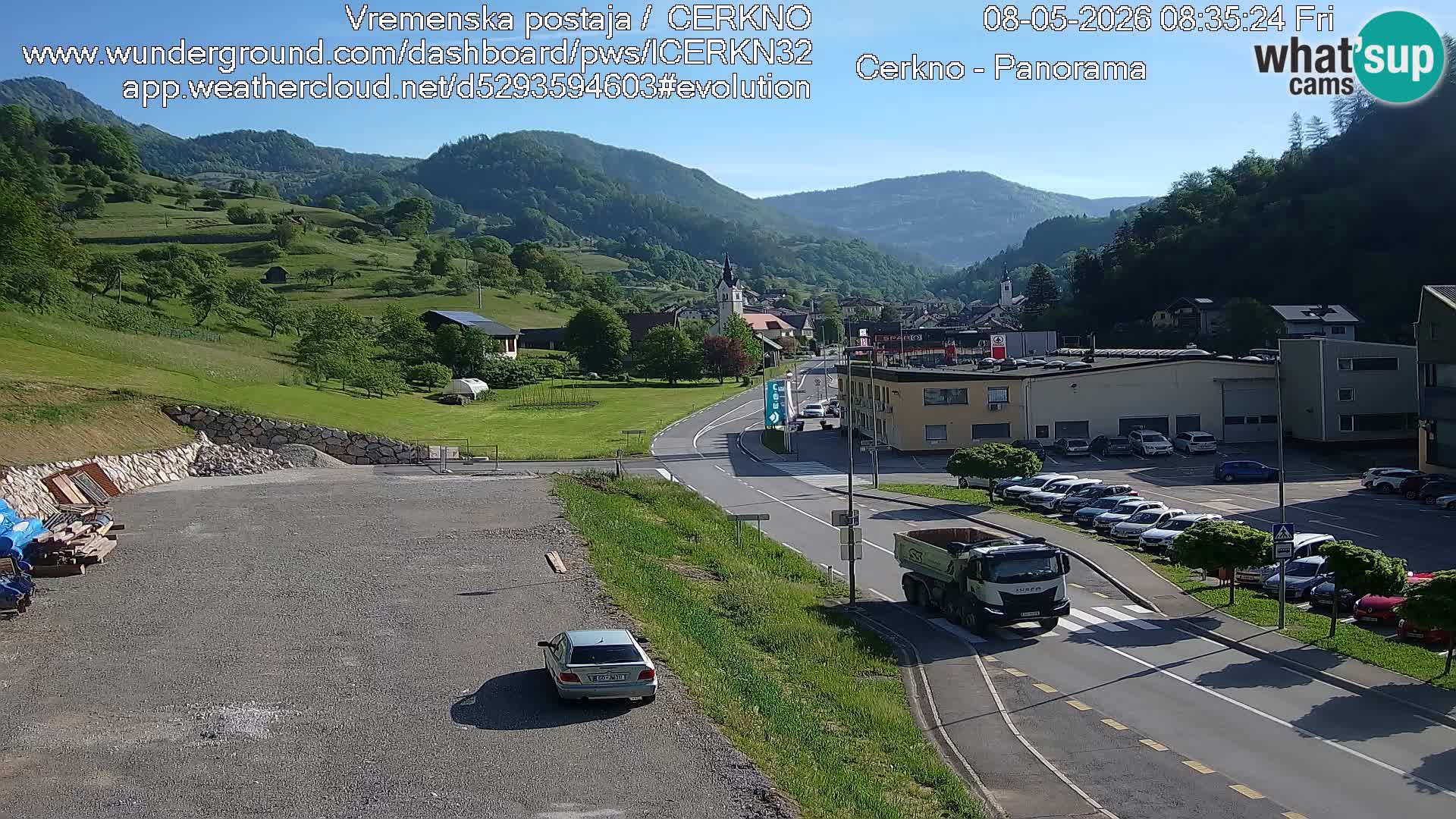 Cerkno Stadteingang Live-Webcam