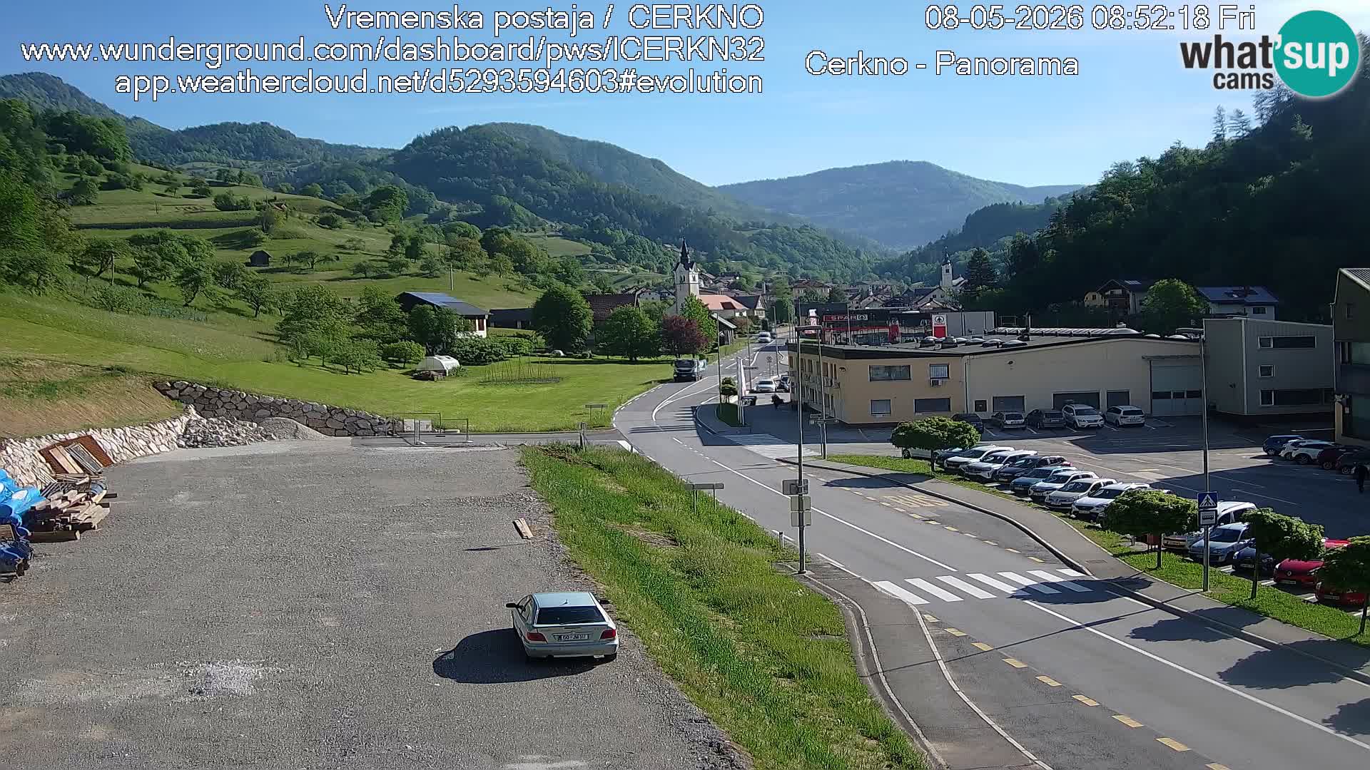 Cerkno ulaz u grad – Kamera uživo