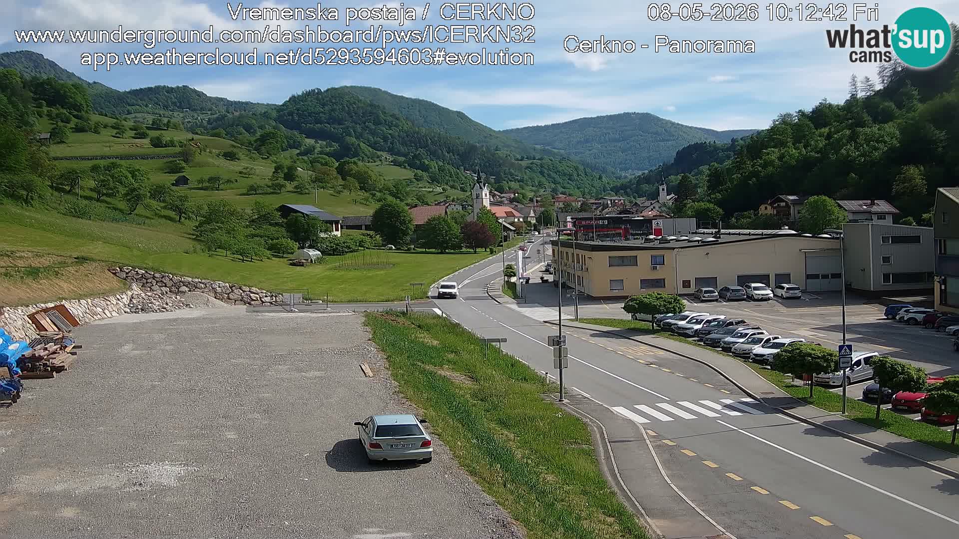 Cerkno ulaz u grad – Kamera uživo