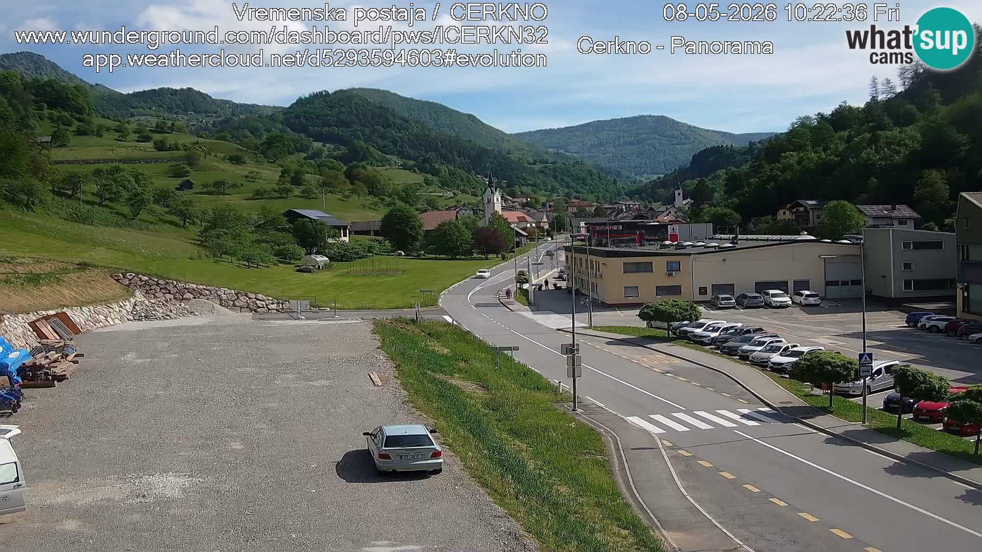 Cerkno ulaz u grad – Kamera uživo