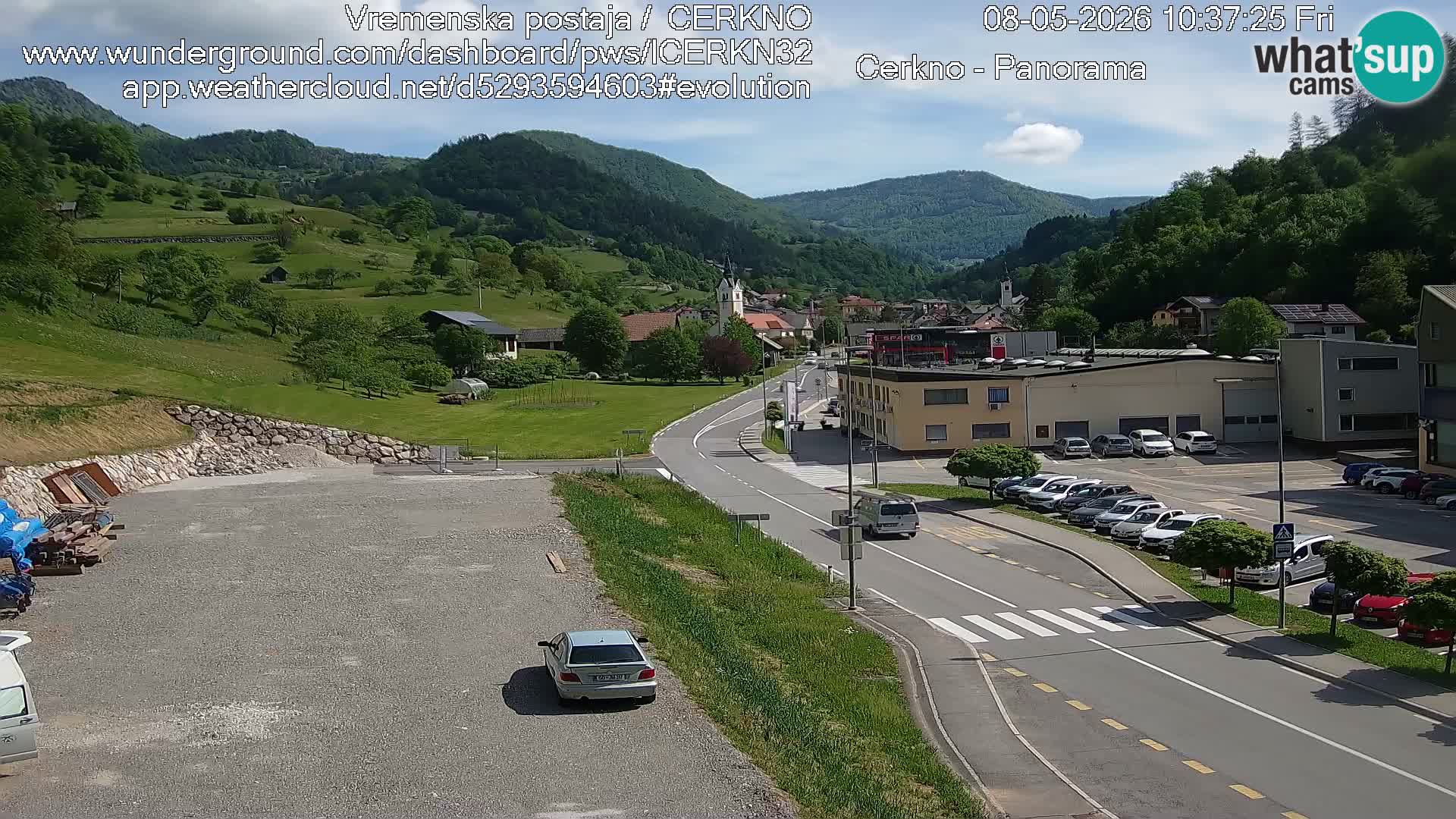 Cerkno Stadteingang Live-Webcam