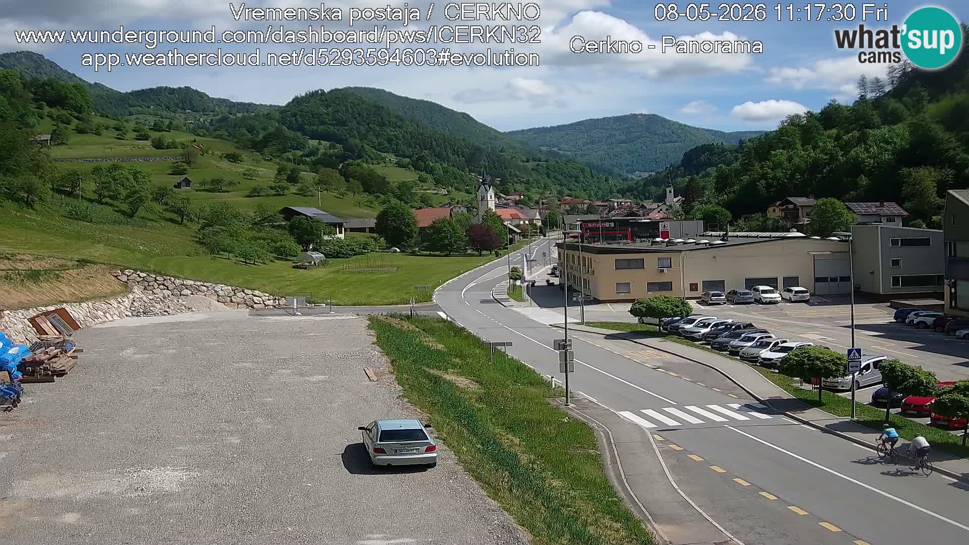Cerkno Stadteingang Live-Webcam
