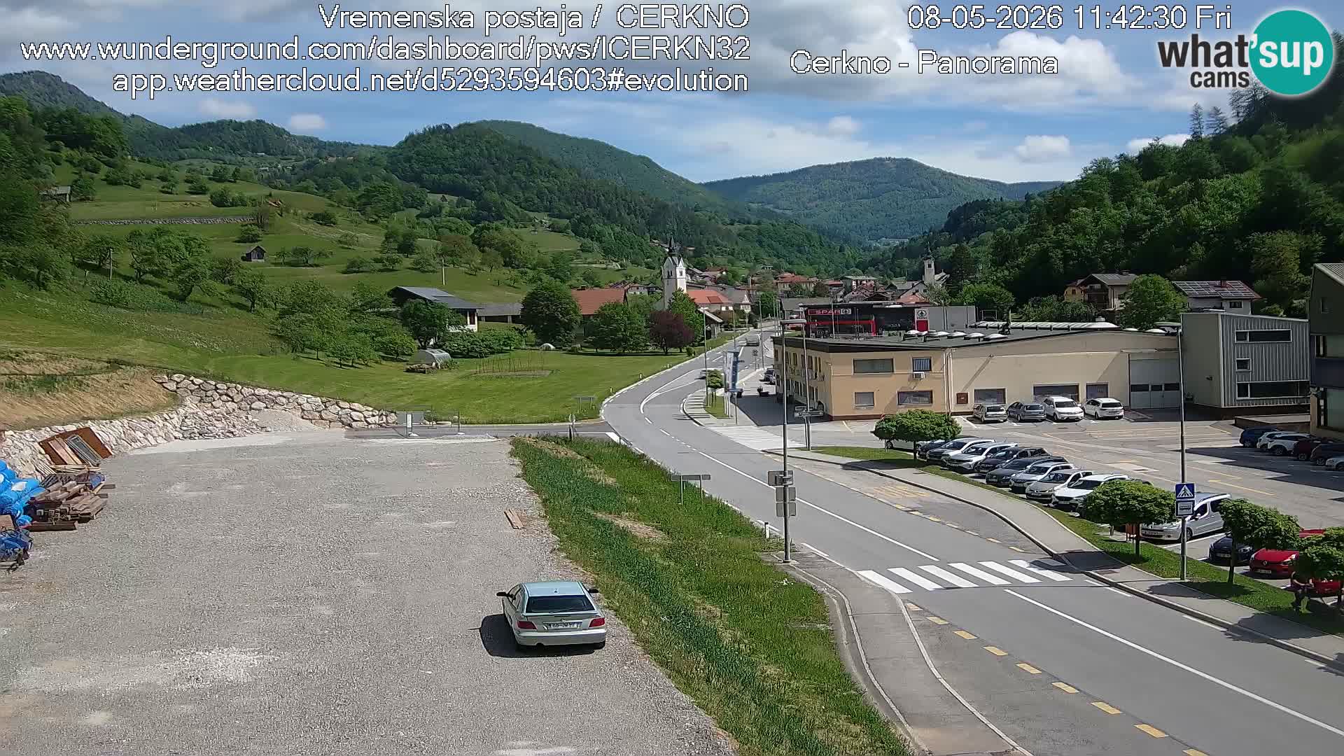 Cerkno ulaz u grad – Kamera uživo