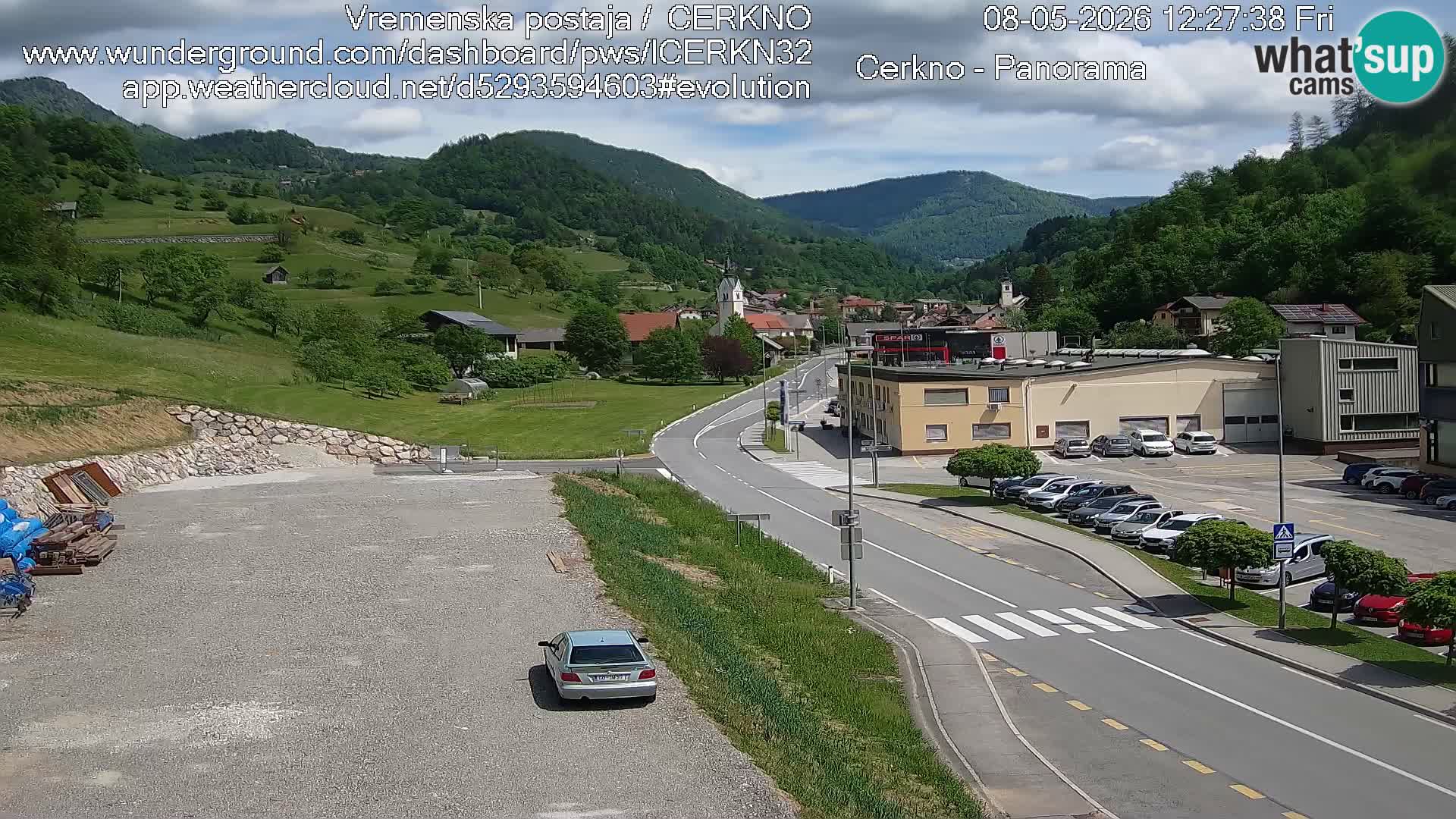 Webcam Ingresso Città di Cerkno