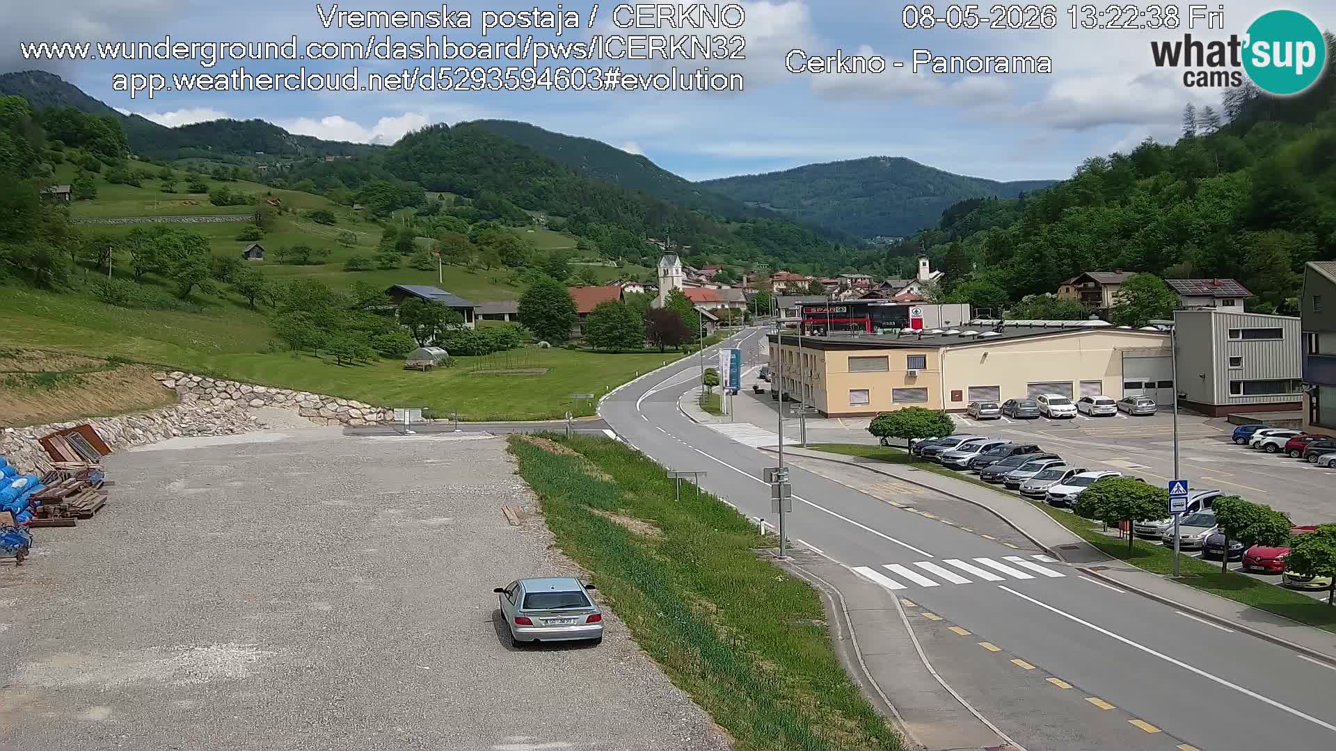Cerkno Stadteingang Live-Webcam