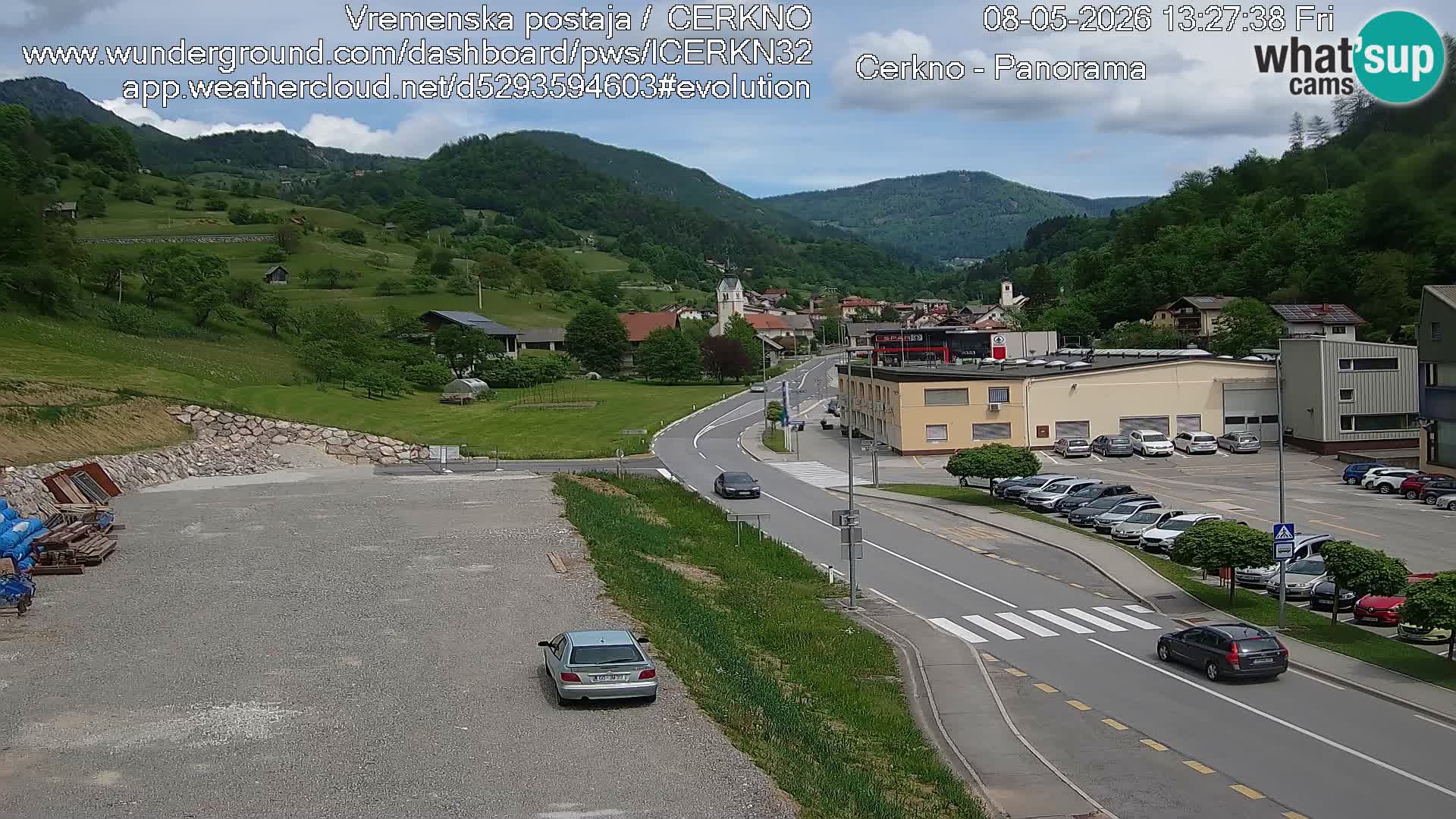 Cerkno Stadteingang Live-Webcam