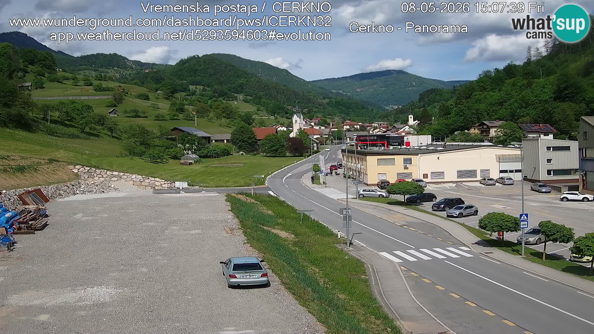 Webcam Ingresso Città di Cerkno