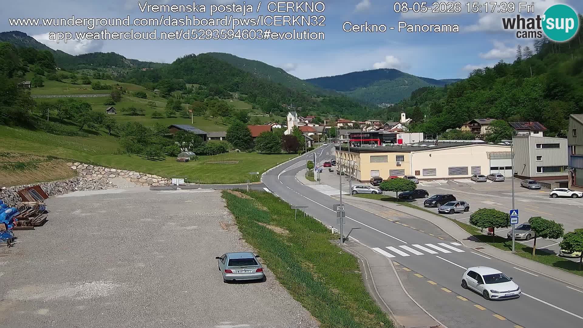 Cerkno Stadteingang Live-Webcam