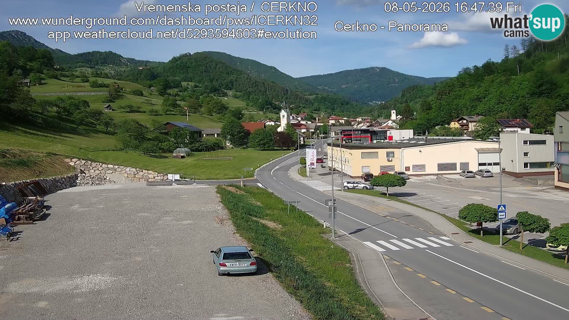Cerkno Stadteingang Live-Webcam