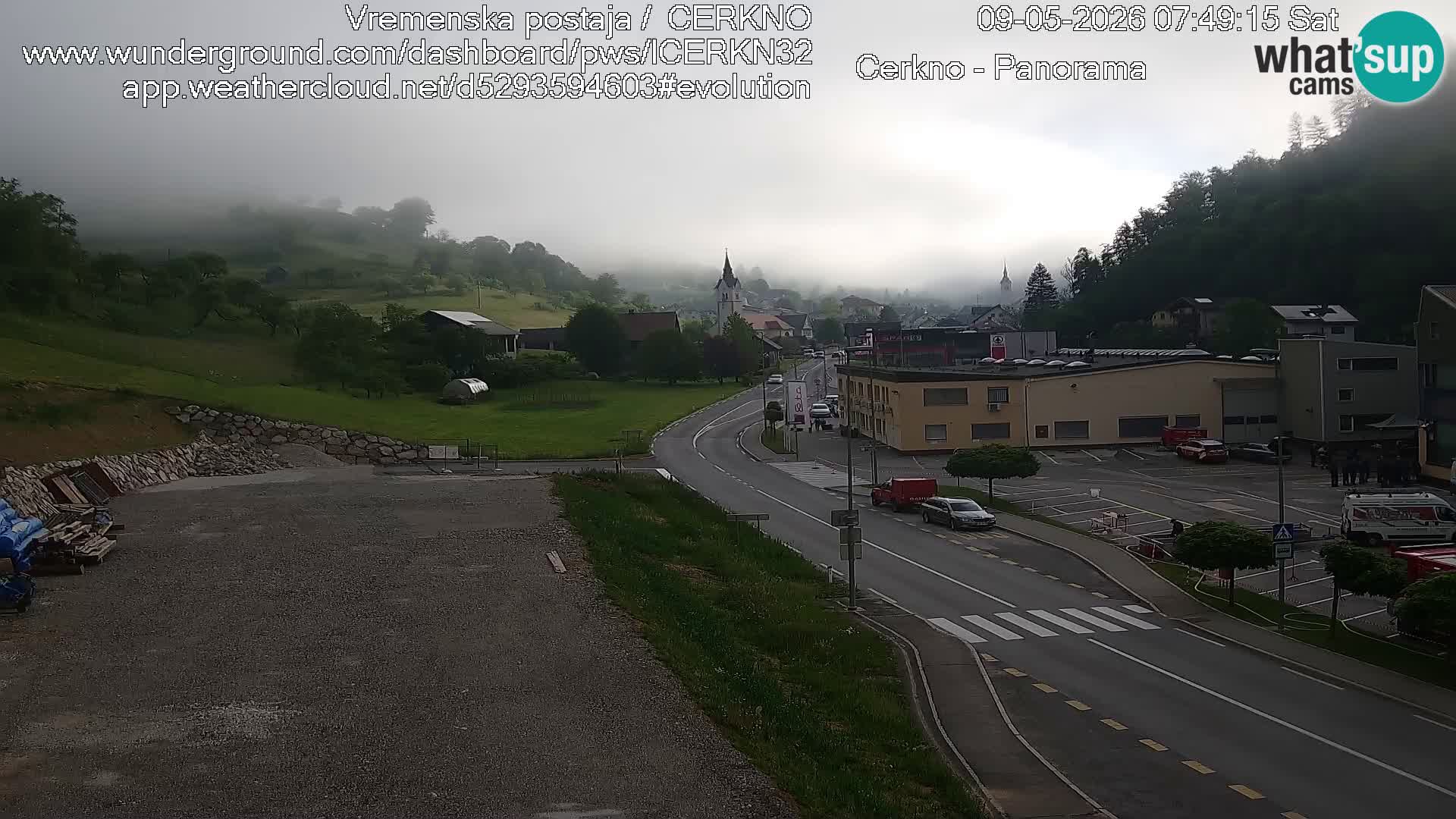 Webcam Ingresso Città di Cerkno